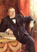 Anders Zorn President Grover Cleveland oil on canvas